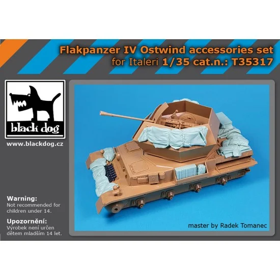 Black Dog T35317 1/35 Flakpanzer IV Ostwind Stowage set for Italeri kits - Military Vehicles & Tanks