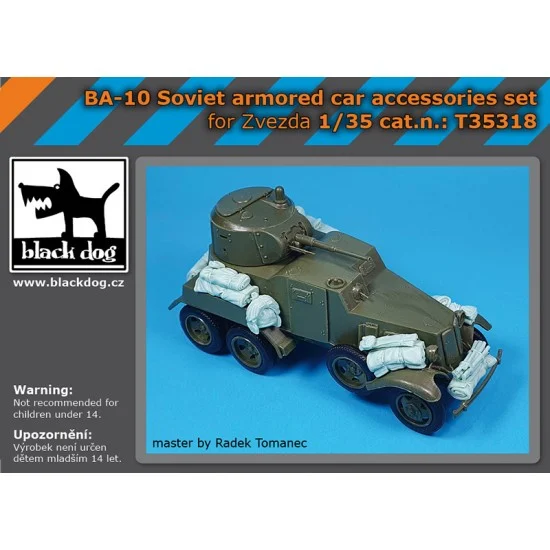 Black Dog T35318 1/35 Soviet Armoured Car BA-10 Stowage set for Zvezda kits