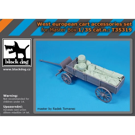 Black Dog T35319 1/35 West European Cart Stowage set for Master box kits - Military Vehicles & Tanks