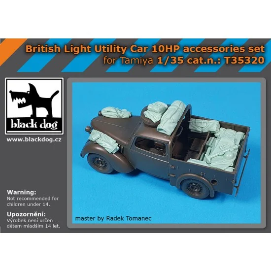Black Dog T35320 1/35 British Light Utility Car 10HP Accessories Set for Tamiya kits - Military Vehicles & Tanks