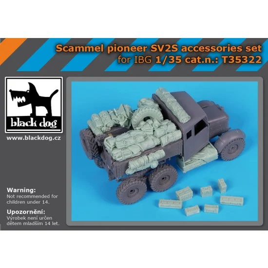 Black Dog T35322 1/35 Scammel Pioneer SV2S Accessories Set for IBG Models kits - Military Vehicles & Tanks