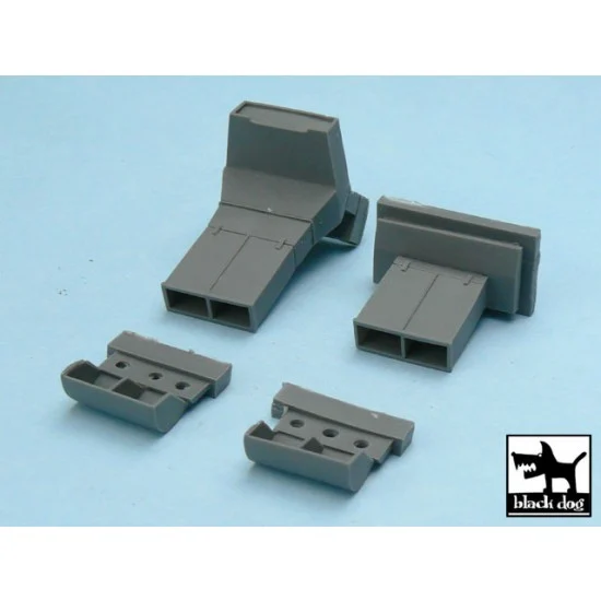 Black Dog T48008 1/48 Sherman Deep Water Wading Trunks for HobbyBoss kit #84803 - Military Vehicles & Tanks