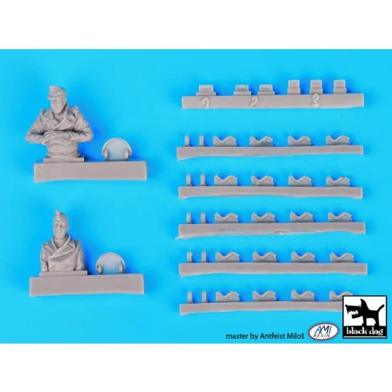 Black Dog T48061 1/48 Jagdtiger Tank Crew & Detail Set for Tamiya kit - Military Vehicles & Tanks