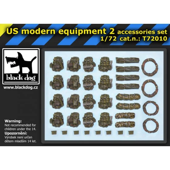 Black Dog T72010 1/72 US Modern Equipment Set Vol.2 - Scenics & Diorama