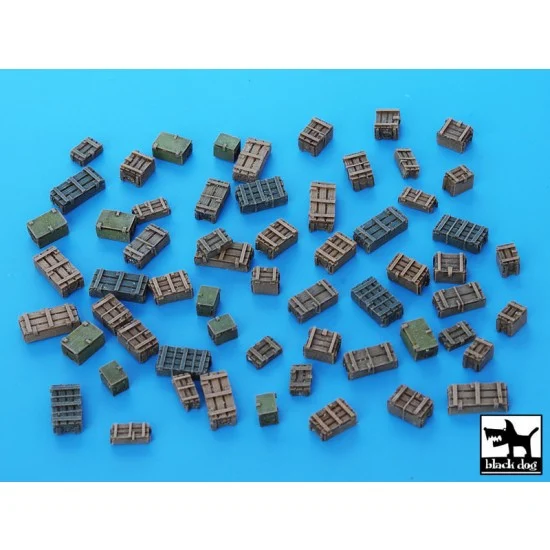 Black Dog T72026 1/72 Boxes Set - Scenics & Diorama