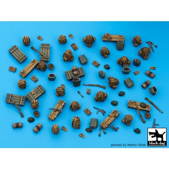 Black Dog T72033 1/72 WWII German Equipment Set - Scenics & Diorama