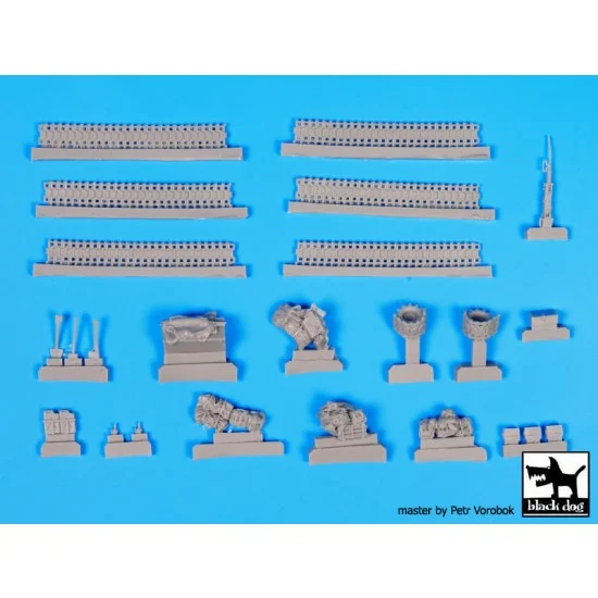 Black Dog T72050 1/72 M24 Chaffee Accessories set for Hasegawa kit - Military Vehicles & Tanks