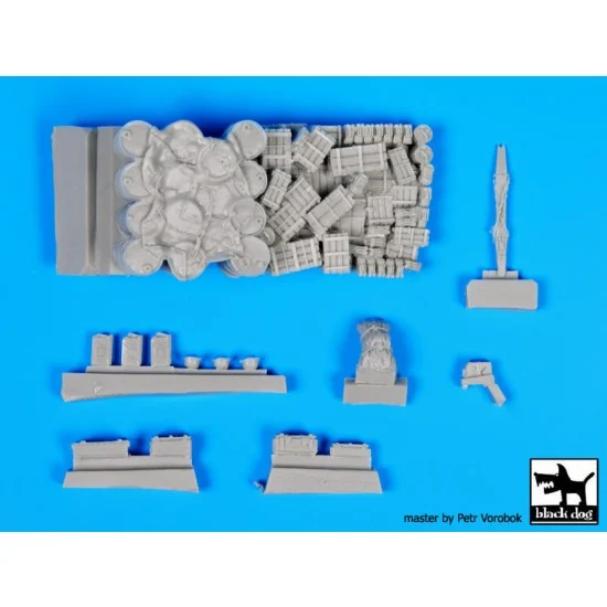 Black Dog T72054 1/72 Mercedes DB L4500 S Cargo Accessories Set for Schaton Modellbau - Military Vehicles & Tanks