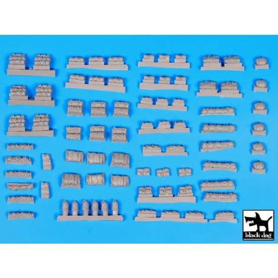 Black Dog T72056 1/72 Tentage and Bedrolls Accessories Set Vol.2 - Military Vehicles & Tanks