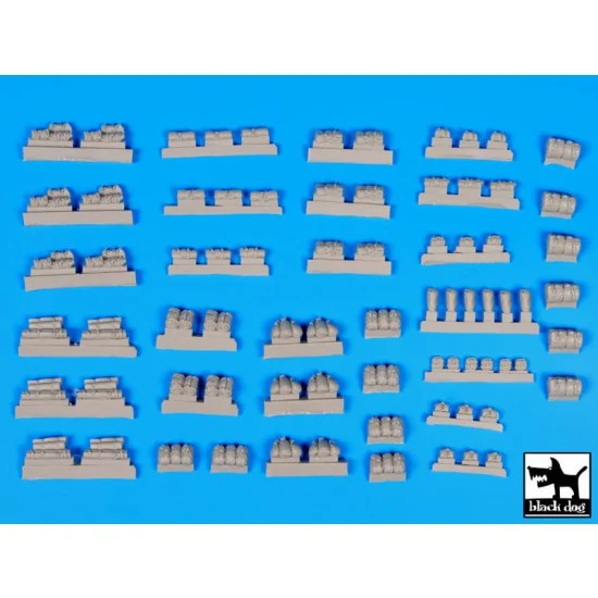 Black Dog T72057 1/72 Tentage and Bedrolls Accessories Set Vol.3 - Military Vehicles & Tanks