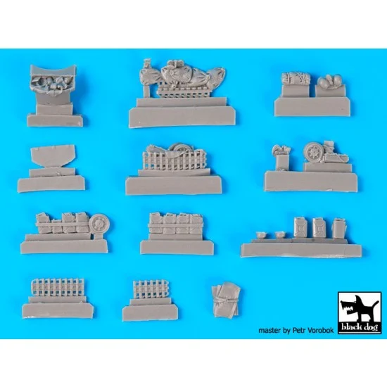 Black Dog T72075 1/72 PzKpfw.IV F1 Accessories Set for Dragon kit - Military Vehicles & Tanks