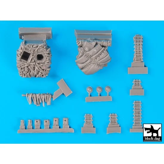 Black Dog T72076 1/72 Churchill Mk.IV Accessories Set for Dragon kit - Military Vehicles & Tanks