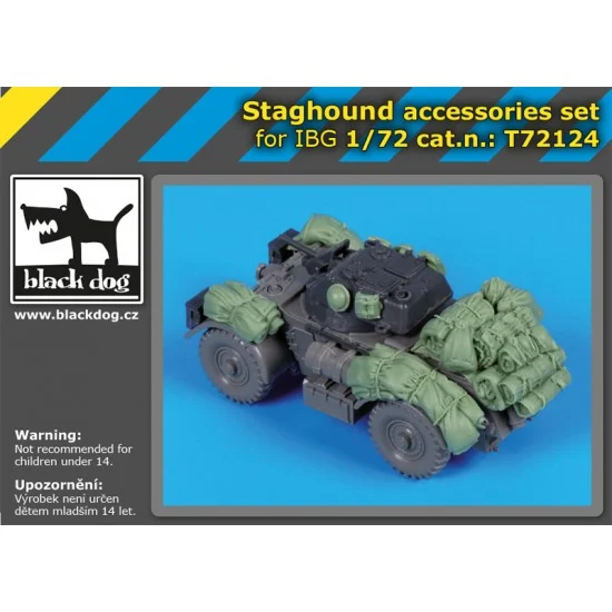 Black Dog T72124 1/72 Staghound Stowage Set for IBG Models - Military Vehicles & Tanks