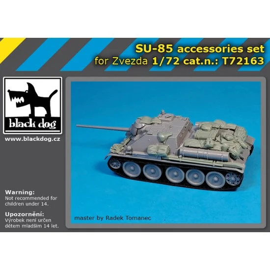 Black Dog T72163 1/72 Su-85 Stowage Set for Zvezda kits