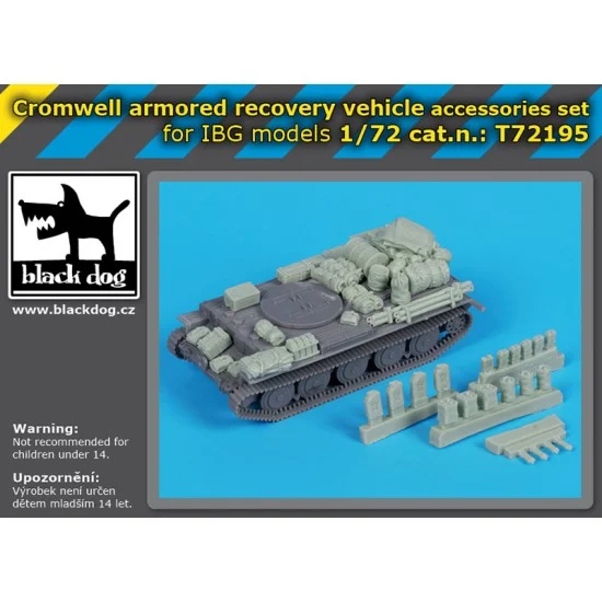 Black Dog T72195 1/72 Cromwell Armoured Recovery Vehicle Stowage for IBG kits - Military Vehicles & Tanks