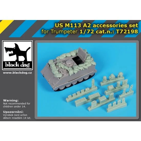 Black Dog T72198 1/72 US M113 A 2 Accessories Set for Trumpeter kits - Military Vehicles & Tanks