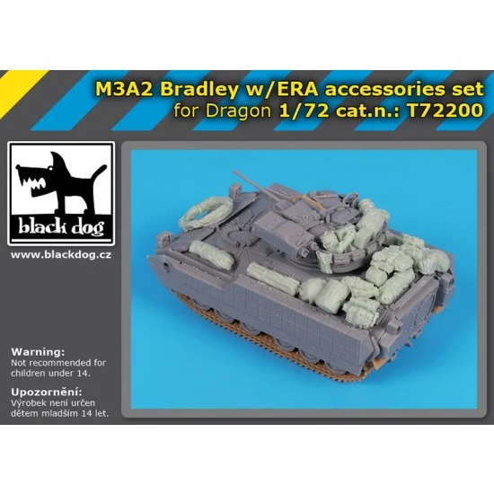 Black Dog T72200 1/72 M3A2 Bradley with Era Accessories Set for Dragon kits - Military Vehicles & Tanks