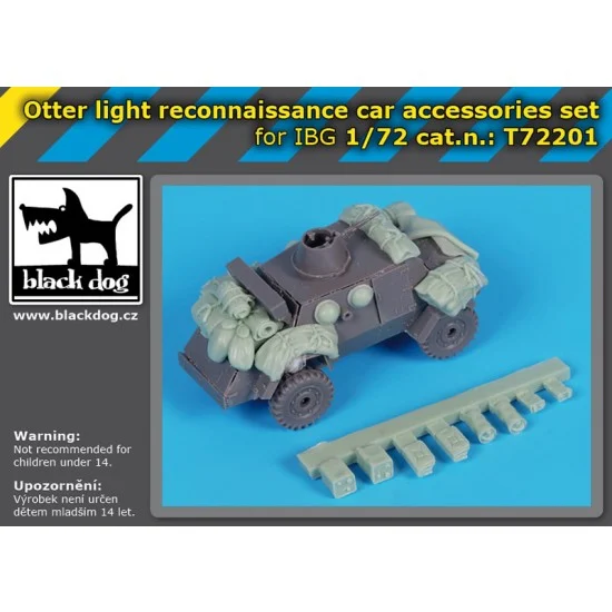 Black Dog T72201 1/72 Otter Light Reconnaissance Car Accessories Set for IBG kits - Military Vehicles & Tanks