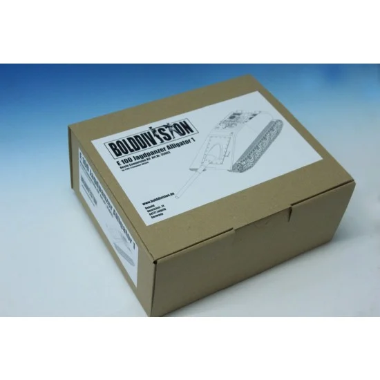 Bolddivision 35003 1/35 E100 Jagdpanzer Alligator 1 / 17cm Kanone Conversion set for Trumpeter #00384 - Military Vehicles & Tanks