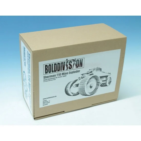 Bolddivision 35007 1/35 Sherman T10 Mine Exploder Conversion Set for Tamiya M4A3 kit #35250 - Military Vehicles & Tanks