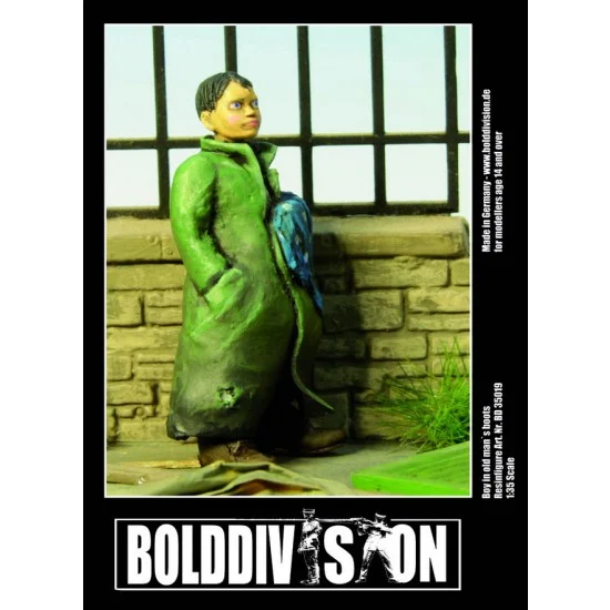 Bolddivision 35019 1/35 Boy in Old Man's Boots - Model Figures