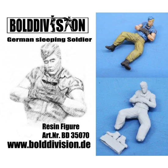 Bolddivision 35070 1/35 German Sleeping Soldier - Model Figures
