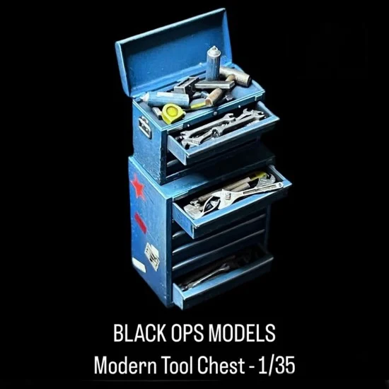 Black Ops 3002 1/35 Modern Tool Chest and Tools - Scenics & Diorama