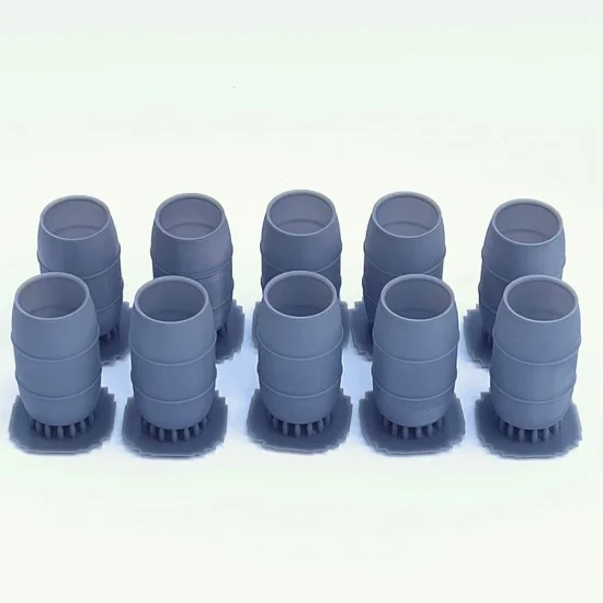 Black Ops 3020 1/35 Plastic 200L Modern Barrels (10pcs) - Scenics & Diorama