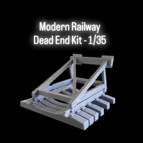 Black Ops 4009 1/35 Modern Railway Dead End Kit - Model Railway