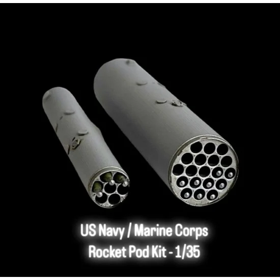 Black Ops 4016 1/35 US Navy / Marine Corps Rocket Pod Kit - Model Planes