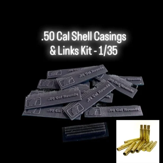 Black Ops 4023 1/35 .50 Cal Shell Casings and Links Kit - Military Vehicles & Tanks