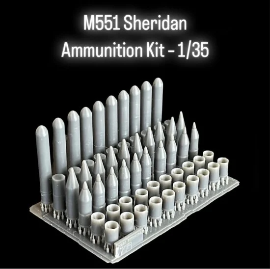 Black Ops 4034 1/35 M551 Sheridan Ammunition Kit - Military Vehicles & Tanks