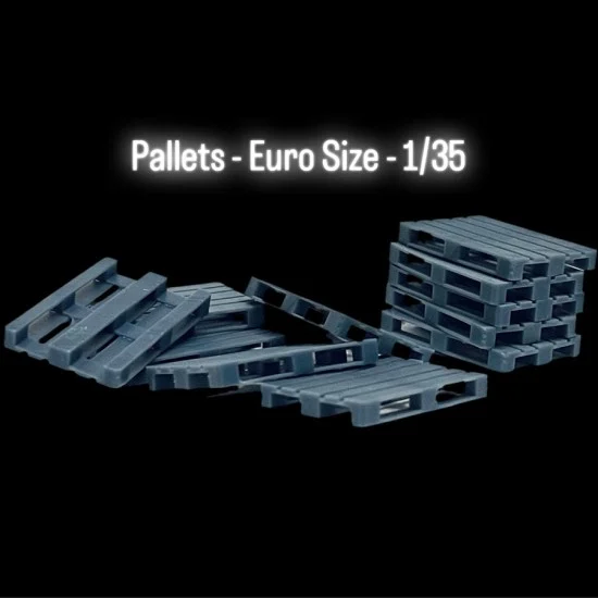 Black Ops 5036 1/35 Pallets - Euro Size (10pcs)