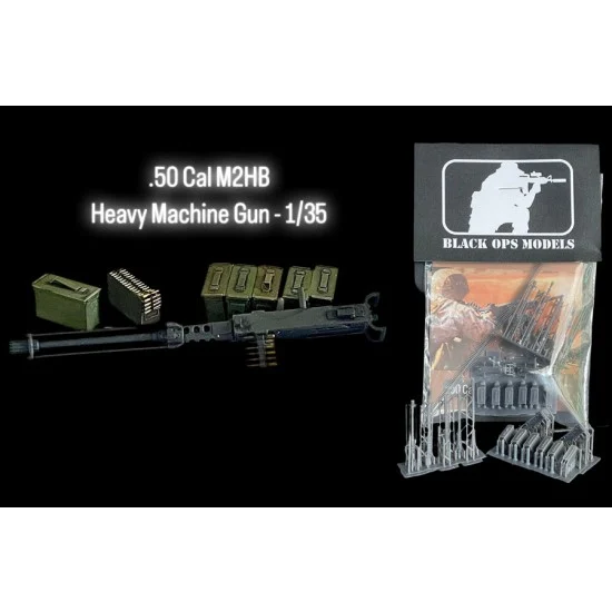Black Ops 5047 1/35 .50 Cal M2HB Heavy Machine Gun - Military Vehicles & Tanks
