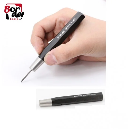 Border Model 0033-D Metal Tool Handle (black) for Cemented Carbide Engraver #BORDER-0007