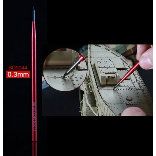 Border Model 0044 Fine Engraver/Scriber Blade 0.3mm - Hobby Tools & Supplies