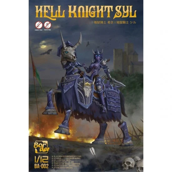 Border Model BA-002 1/12 'Knights of Hell' Action Figure with Horse