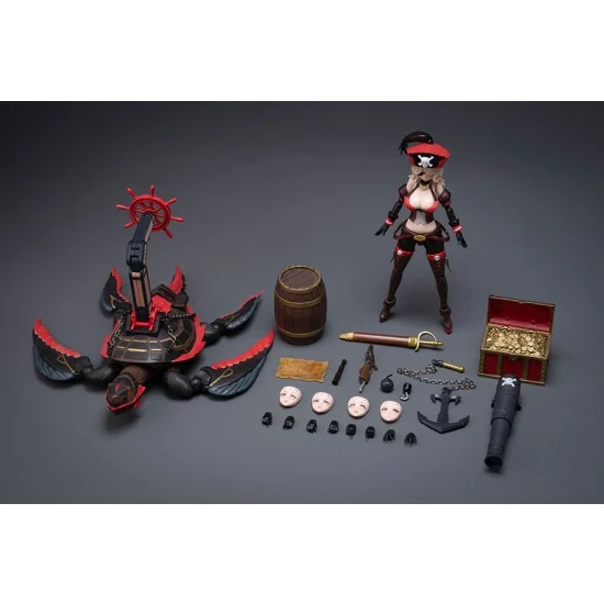 Border Model BA-003 Pirate Captain Queen Anne (Assembled Action Figures) Height: 170mm