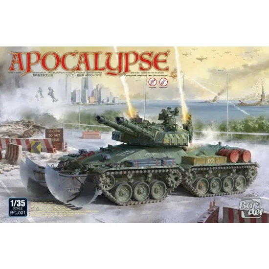 Border Model BC-001 1/35 [Red Alert] Soviet Apocalypse Tank (pre-painted snap kit)