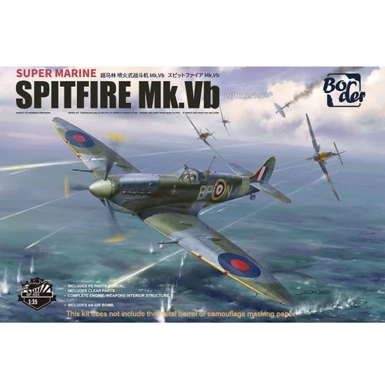 Border Model BF-004 1/35 Supermarine Spitfire MK.Vb Fighter
