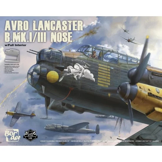 Border Model BF-008 1/32 Avro Lancaster B Mk.I/III Nose w/Full Interior