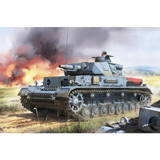 Border Model BT-003 1/35 Panzerkampfwagen IV F1 w/Heavy Armour & Side Skirt [3 in 1]