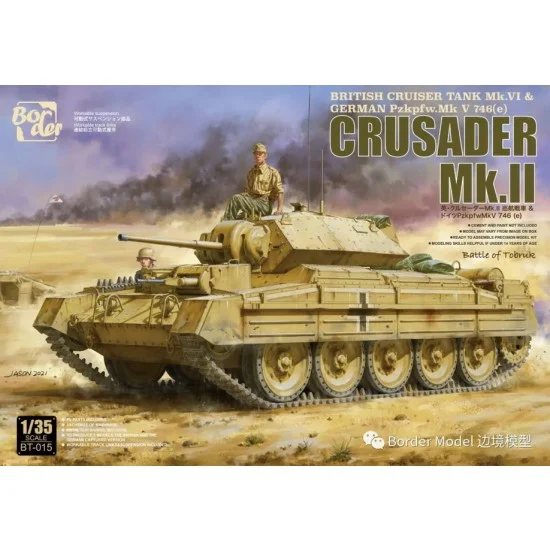 Border Model BT-015 1/35 Crusander Mk.II - British Cruiser Tank Mk.VI & German Pzkpfw.Mk V746(E)