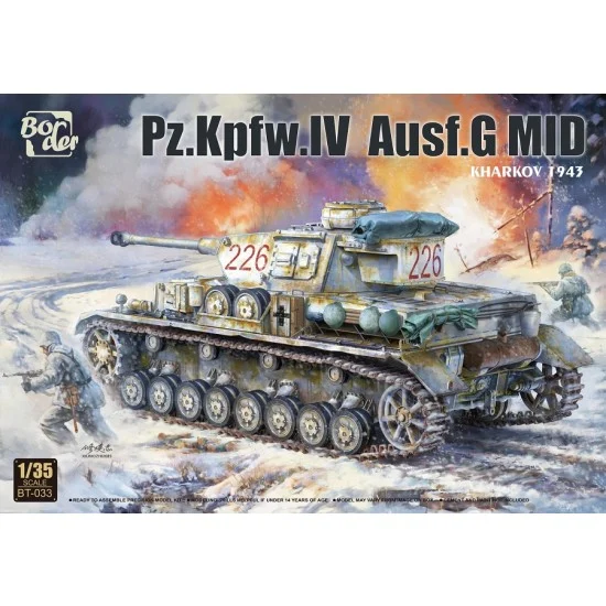 Border Model BT-033 1/35 PzKpfw.IV Ausf.G Mid, Kharkov 1943