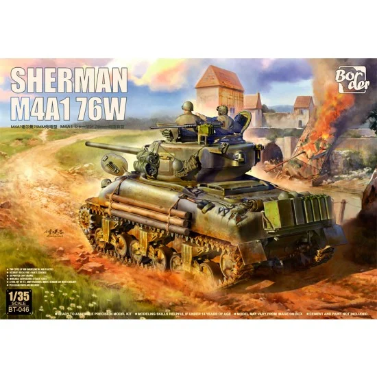 Border Model BT-046 1/35 Sherman M4A1 76W Medium Tank