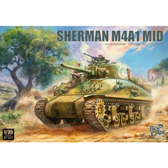 Border Model BT-047 1/35 Sherman M4A1 Mid Medium Tank