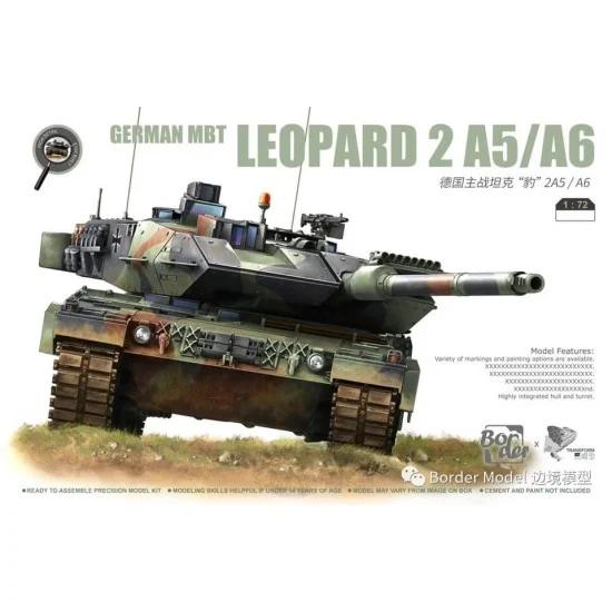 Border Model TK-7201 1/72 Leopard 2 A5/A6 Main Battle Tank
