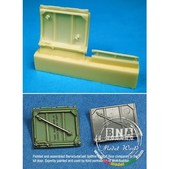 Barracuda BR-32002 1/32 Spitfire Cockpit Door with Separate Crowbar