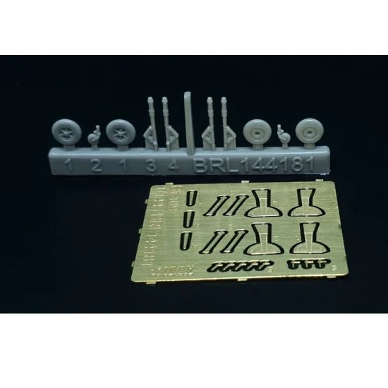 Brengun BRL144181 1/144 Messerschmitt Bf-109 A-E Landing Gears for Armory kits (2 sets)