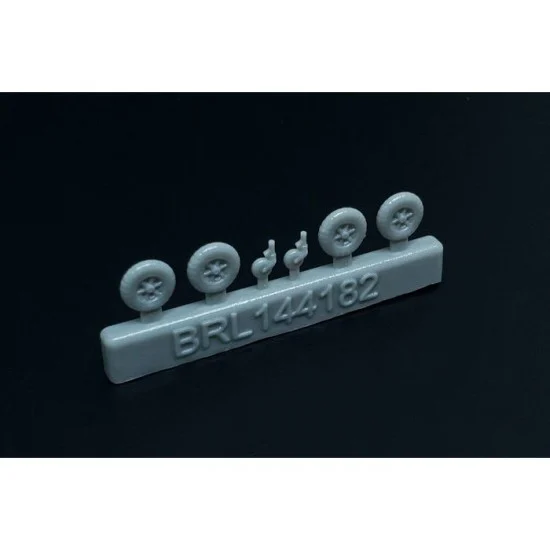Brengun BRL144182 1/144 Messerschmitt Bf-109 A-F Wheels (2 sets)